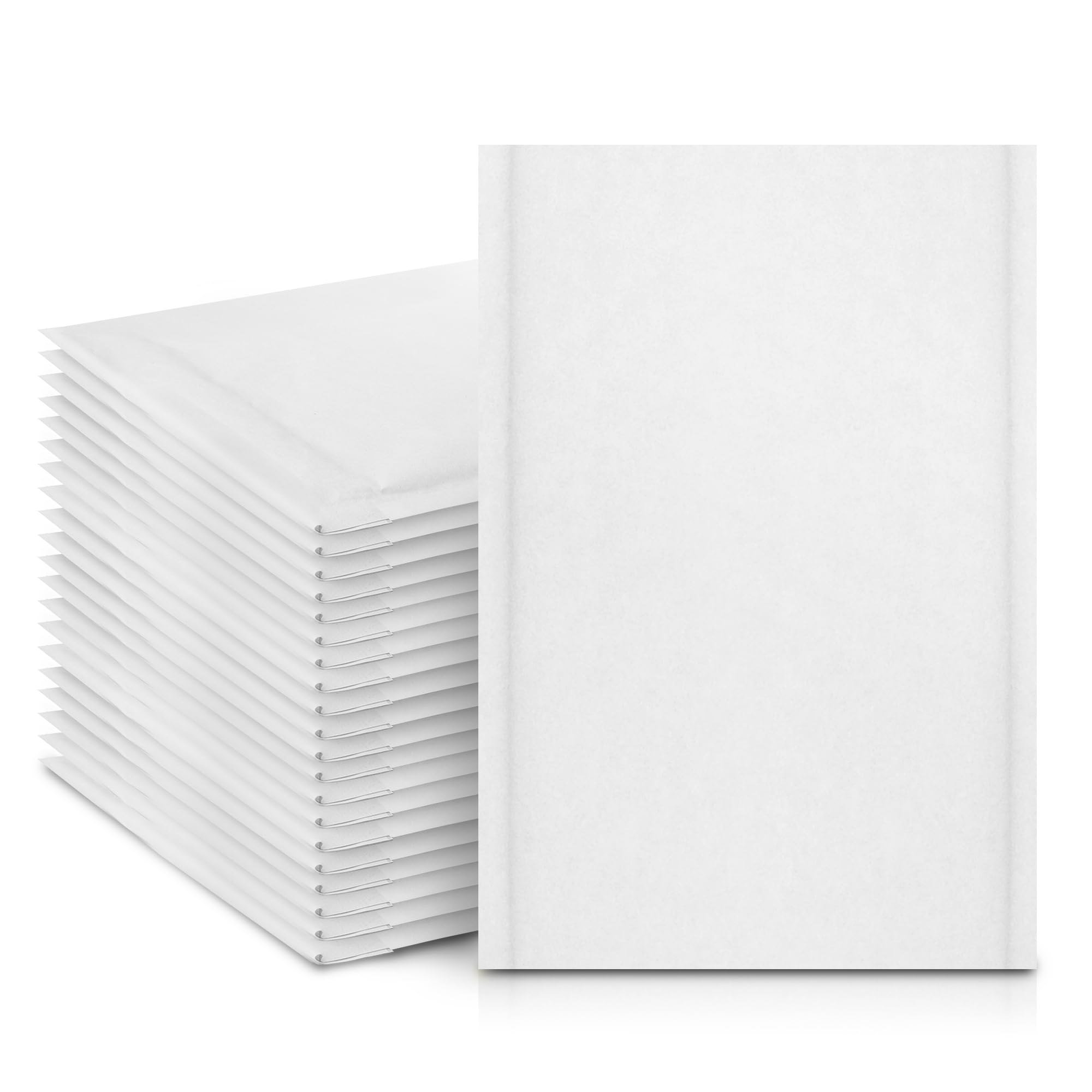 Merrimen White Padded Envelope Mailers - A6 Size, 10 Pack | Lightweight Polyethylene Protection 1