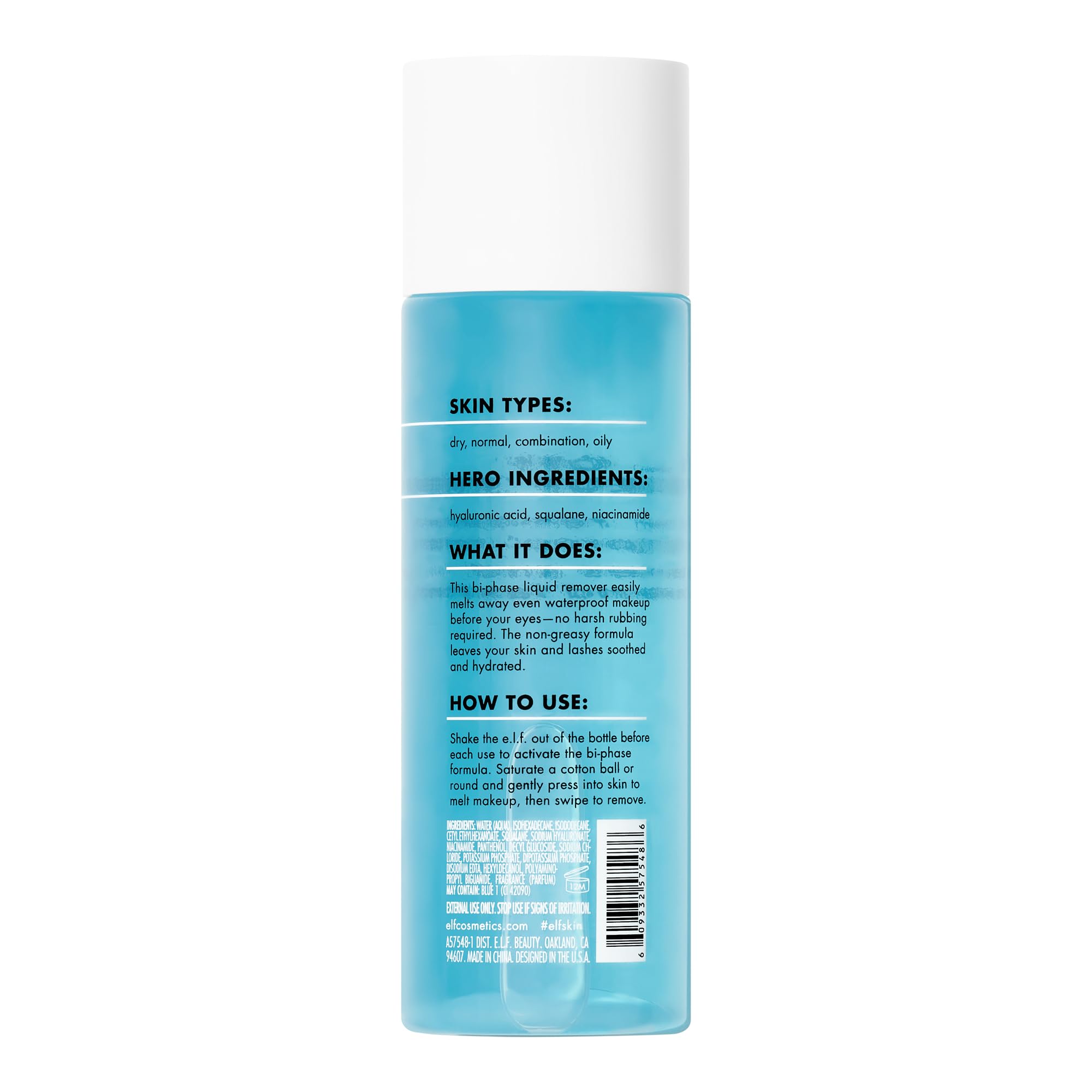 e.l.f. SKIN Holy Hydration! e.l.f. Off Makeup Remover - Hydrating, Non-Greasy, Vegan & Cruelty-Free 7