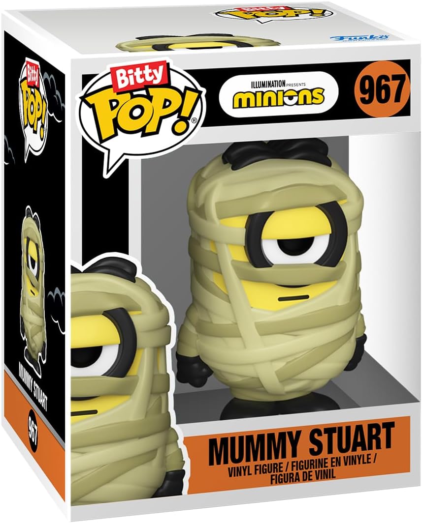 Funko Bitty POP! Minions - Tourist Dave, Tourist Jerry, Kyle & Mystery Mini Figure Vinyl Set (73038) 2