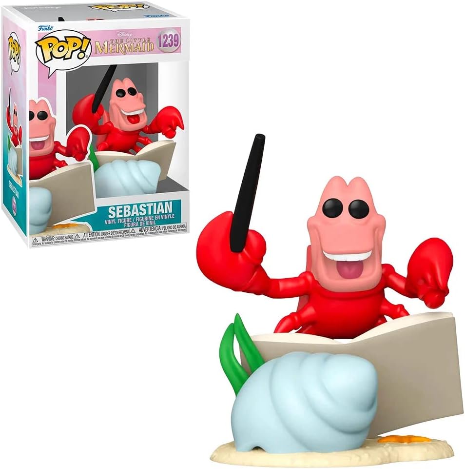 Funko Pop! Animation The Little Mermaid - Sebastian Vinyl Figure (Entertainment Earth Exclusive)