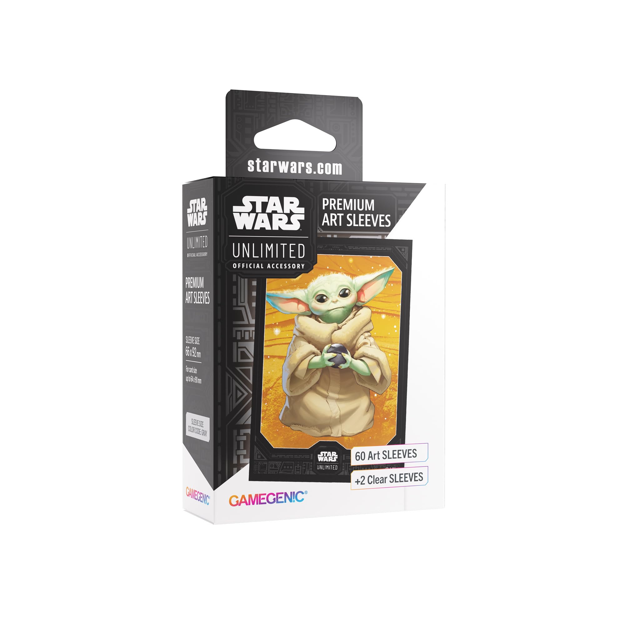 Gamegenic Star Wars: Unlimited Premium Art Sleeves Set 5 - Grogu | 62 Sleeves Total