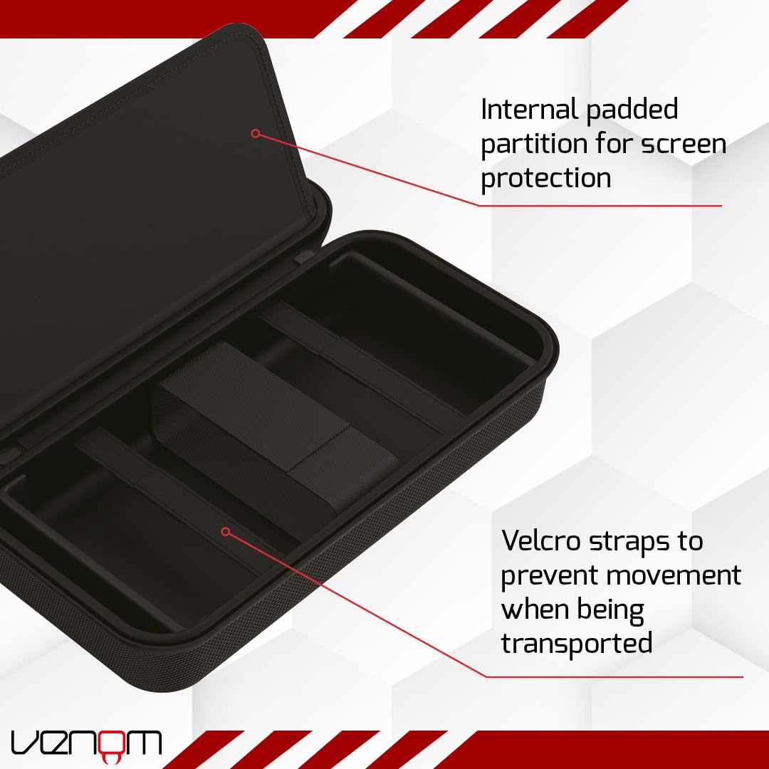 Venom Handheld PC Storage Case – Compatible with Steam Deck, ASUS ROG Ally, Logitech G Cloud, MSI Claw, Lenovo Legion Go 2