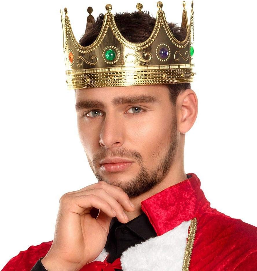 Boland Crown for Men Fancy Dress Costume Accessory for Nativity Medieval Book Day 1