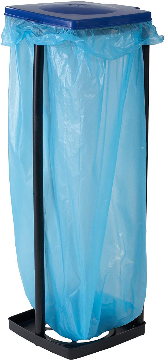 Axentia Top Star Bin Bag Holder Stand - 120L Capacity | Height Adjustable | Plastic