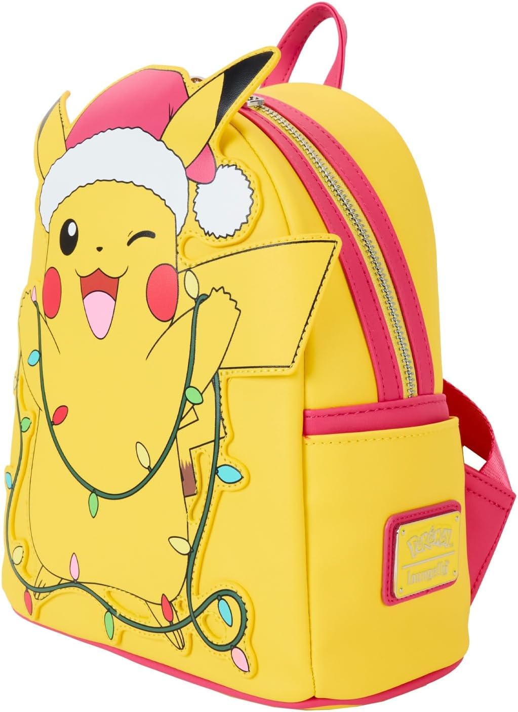 Loungefly Pokémon Santa Pikachu Christmas Lights Mini Backpack (PMBK0301)