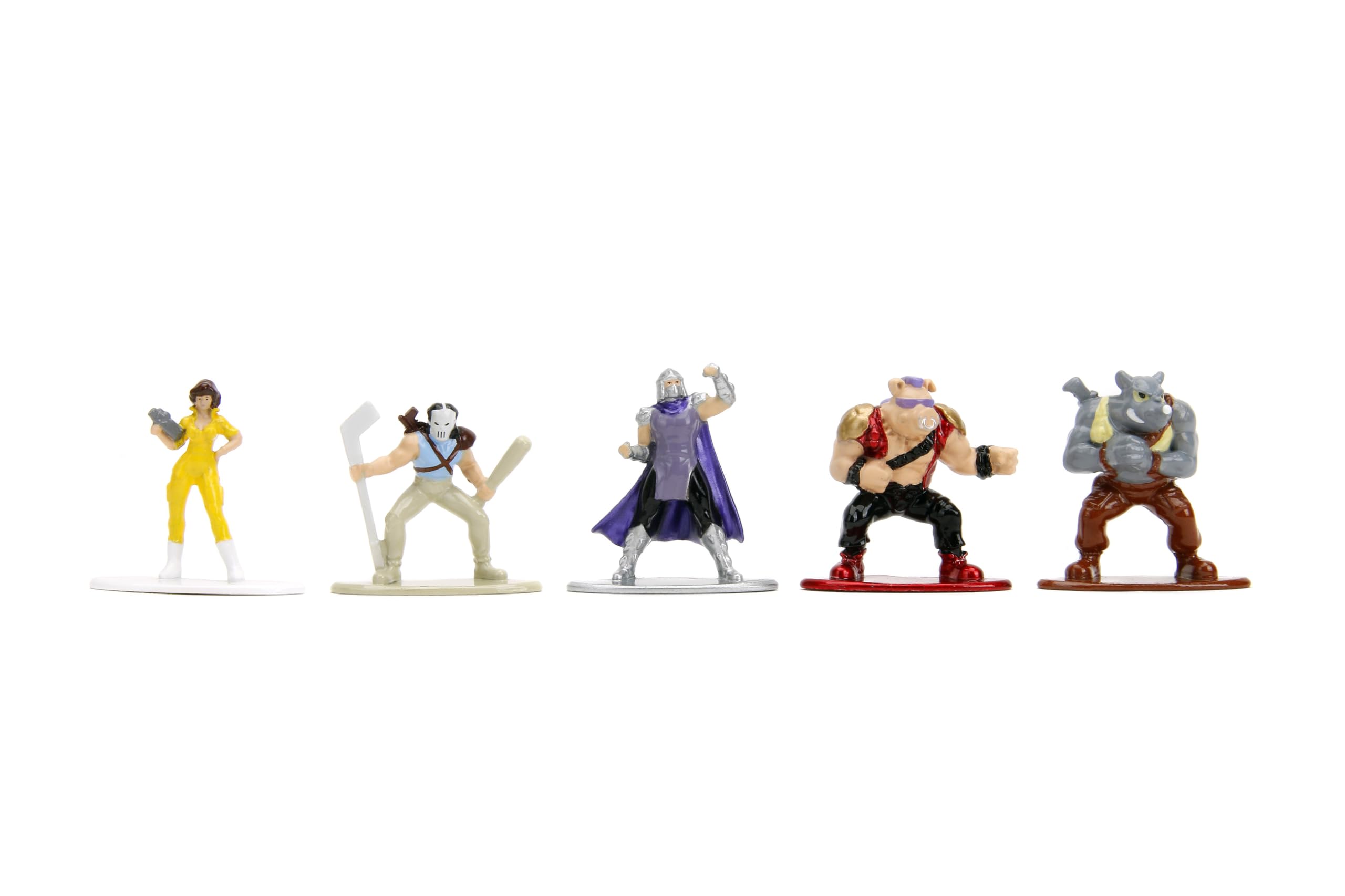 Jada TMNT Nano Figures Multipack Wave 1 - 18 Figures | 1.65 Inch Die-Cast Metal | Ages 3+ 6