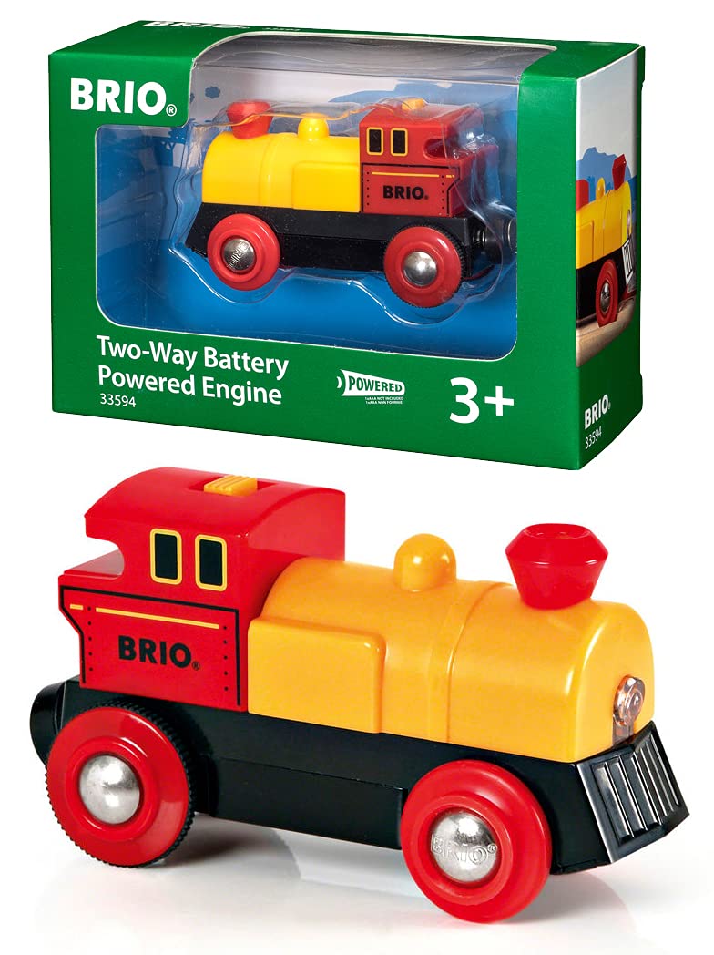 BRIO World Battery Powered Engine Train - Multi-Color, Ages 3+ 1