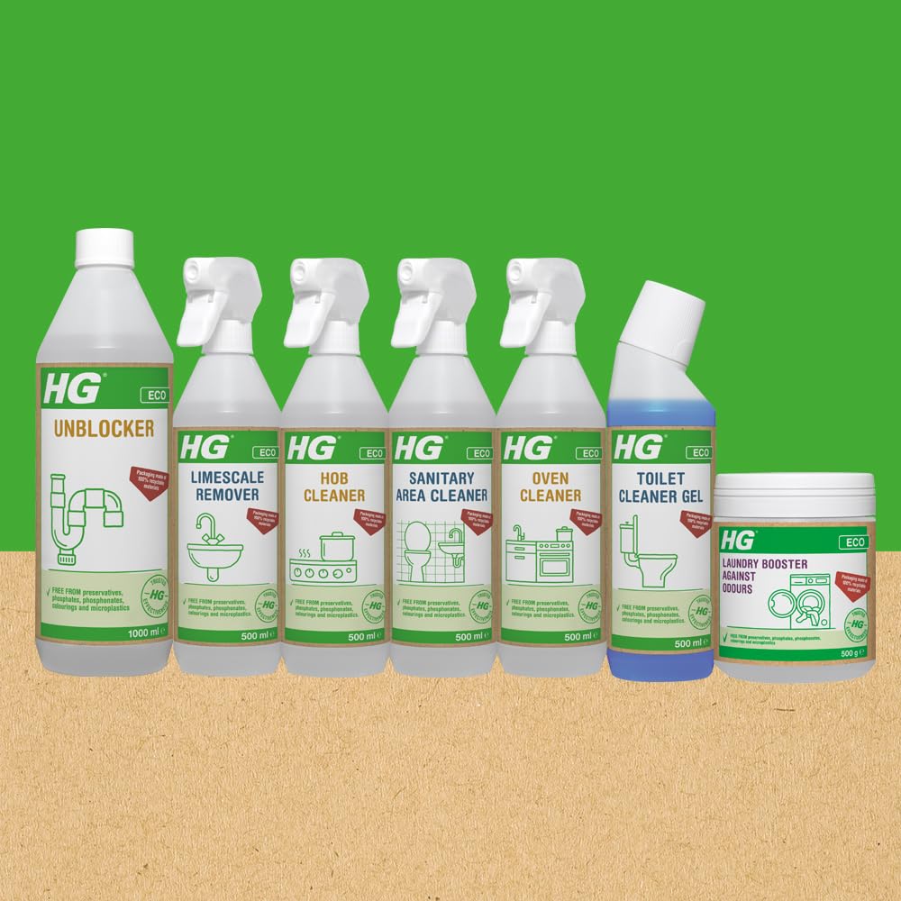 HG - ECO Laundry Detergent Booster Against Odours, 500g Scent Enhancer for Fresh Laundry 4