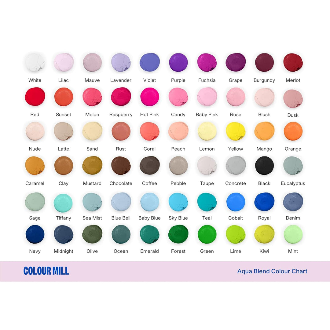 Colour Mill Aqua Blend Food Colouring Black - 20ml Water-Based Liquid
