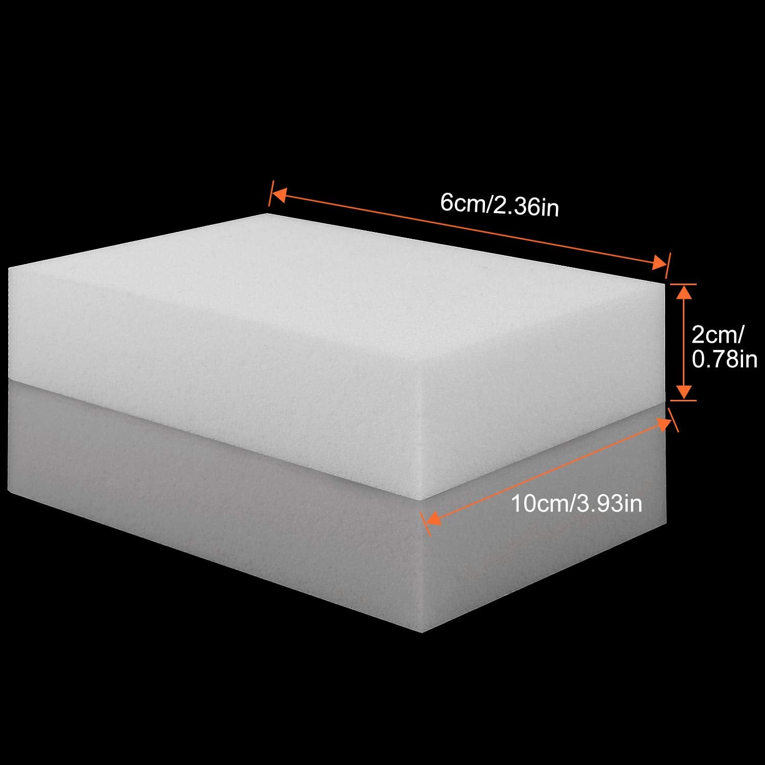 ASelected Pack of 50 Magic Eraser Sponges - Melamine Cleaning Sponge for Stain Removal 3