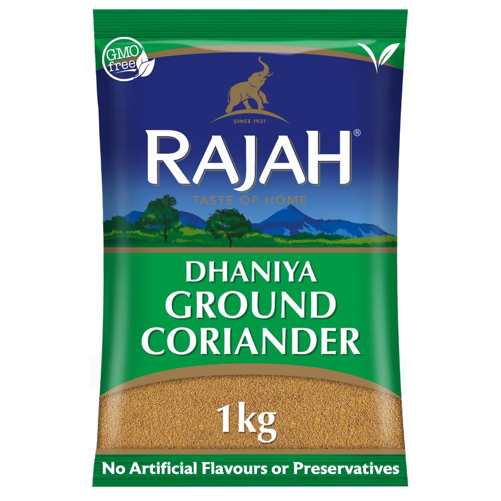 Rajah Ground Coriander Powder (Dhaniya) - 1 kg | 100% Pure & Authentic Spice 1