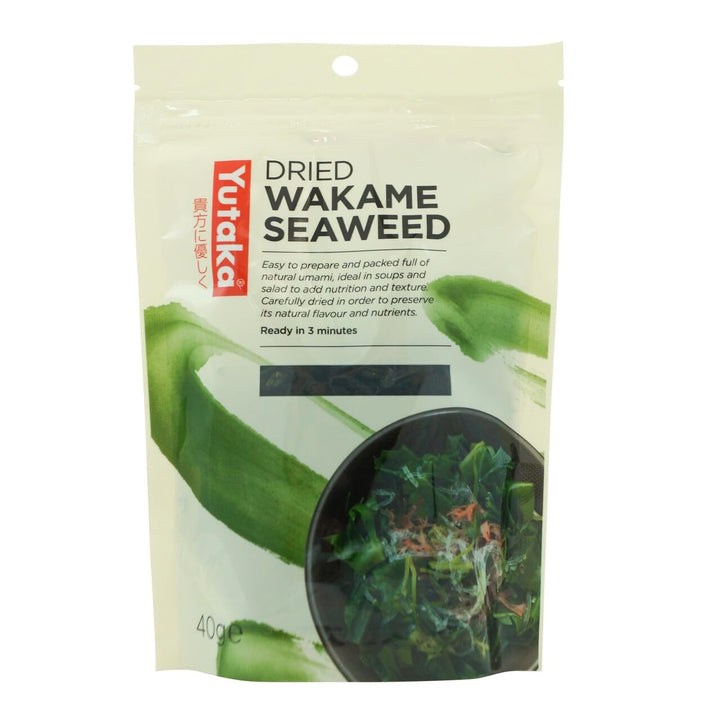 Yutaka Dried Wakame Seaweed Flakes 40g (Pack of 6)