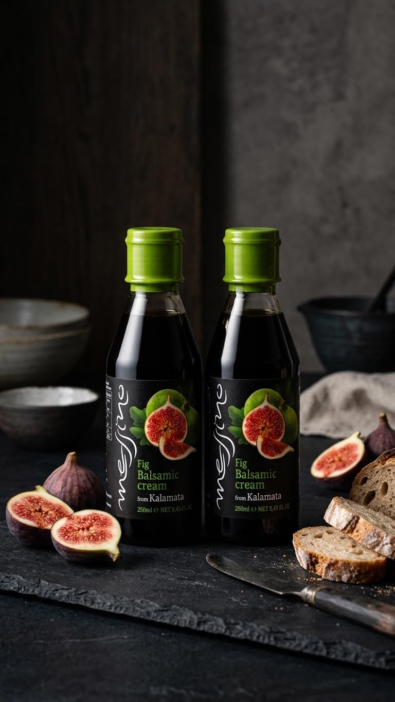 Messino Greek Fig Balsamic Cream - Pack of 2 x 250ml (500ml Total) 6