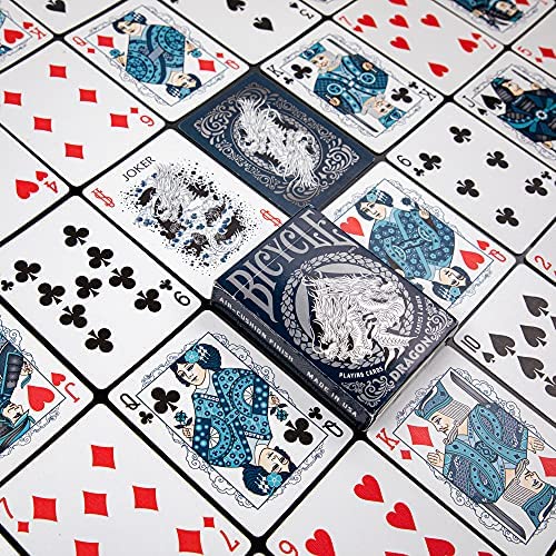 Bicycle Dragon Playing Cards - 1 Deck, Air Cushion Finish, Professional Grade, FSC-Certified, Made in USA 3