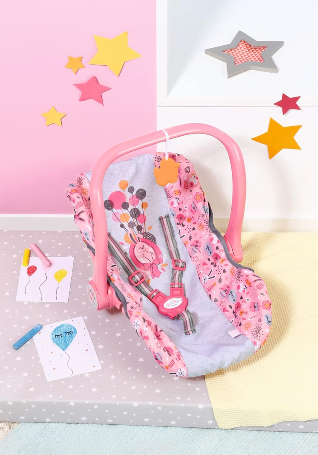 BABY born Comfort Seat 832424 - Multi-Purpose Doll Accessory for Carrying and Playing 5