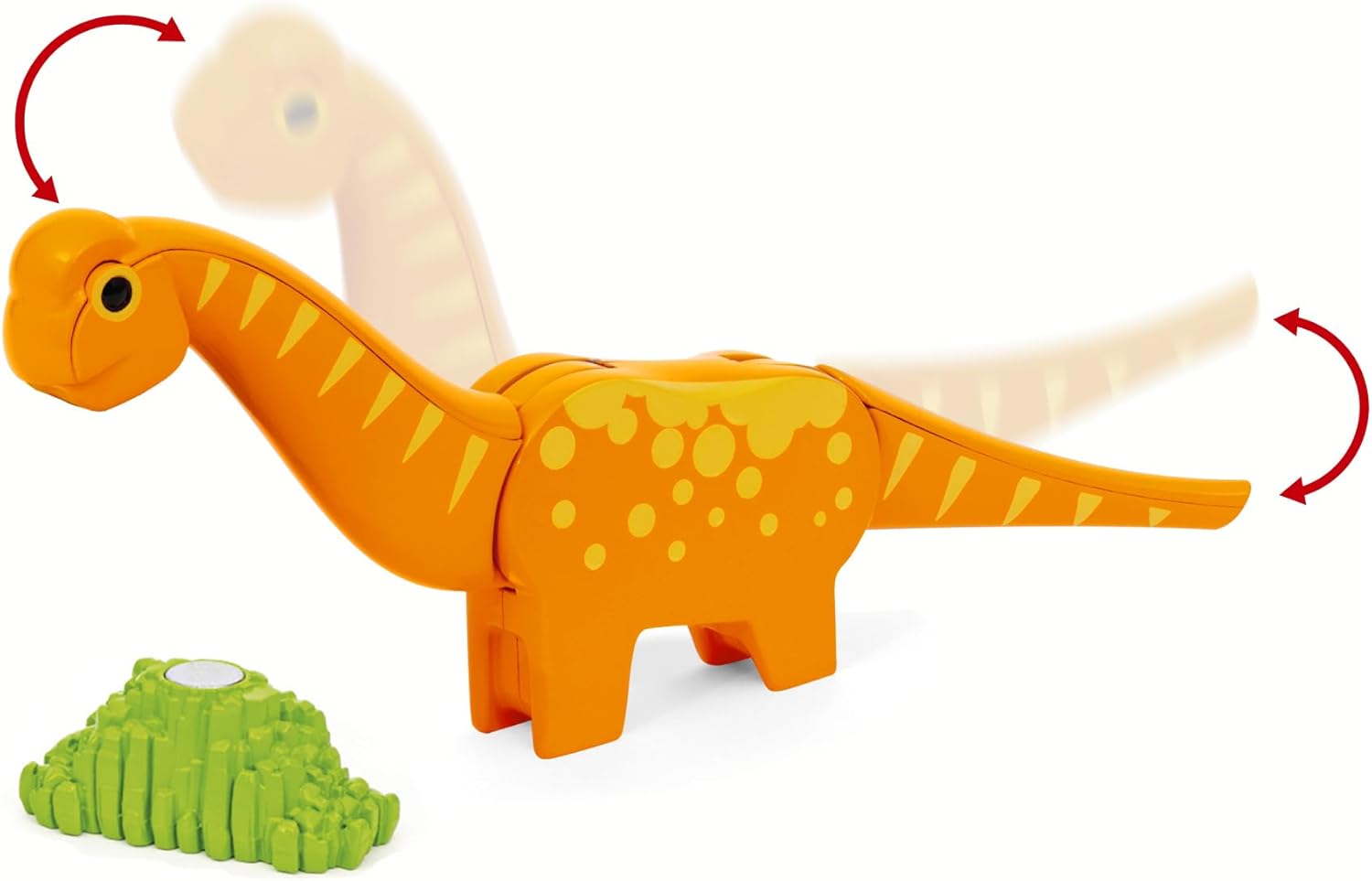 BRIO World Dinosaur Circle Toy Train Set - 12-Piece Wooden Railway Playset for Kids 3+ 3
