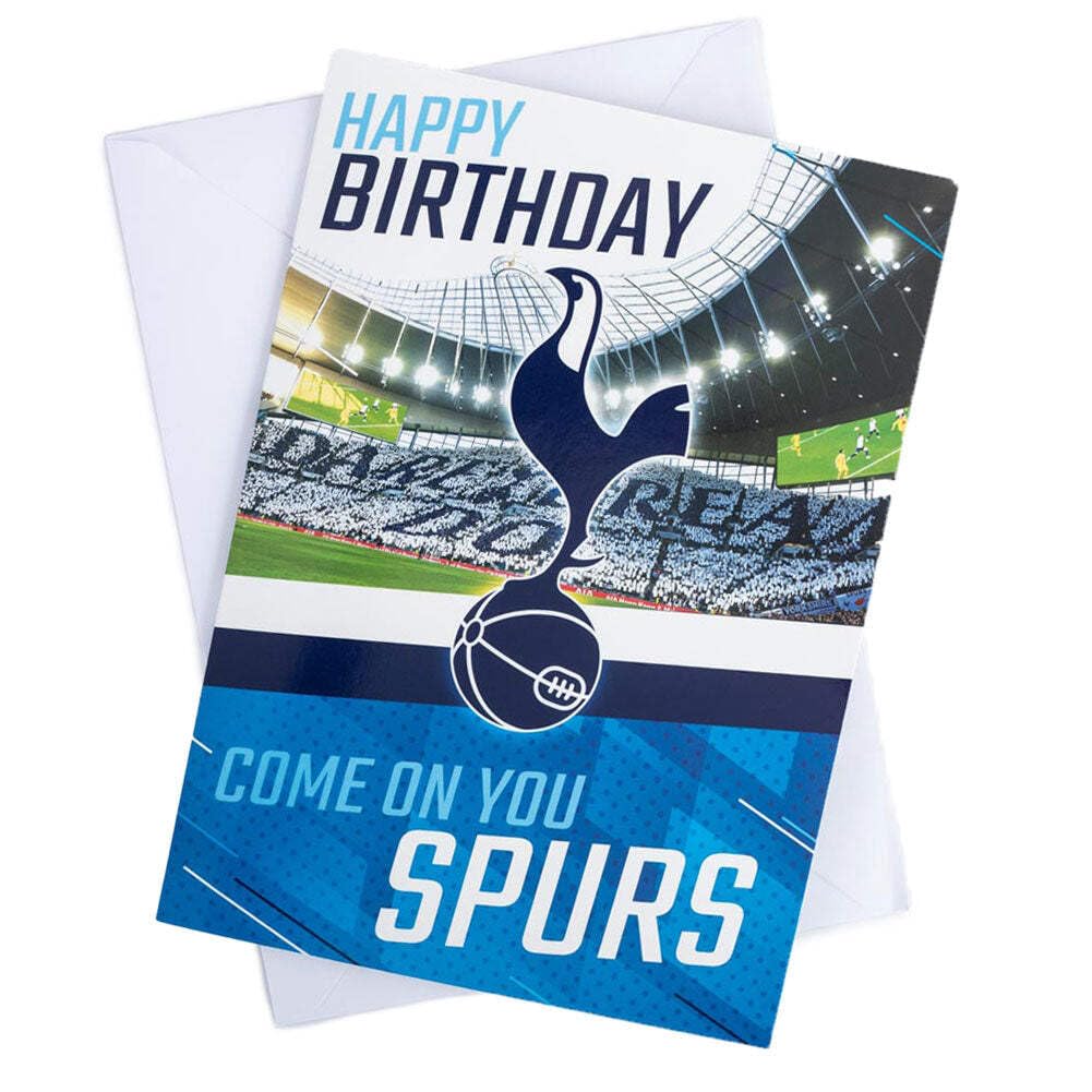 Tottenham Hotspur FC Birthday Sound Card | 9 x 6 Inch | Battery Operated 1