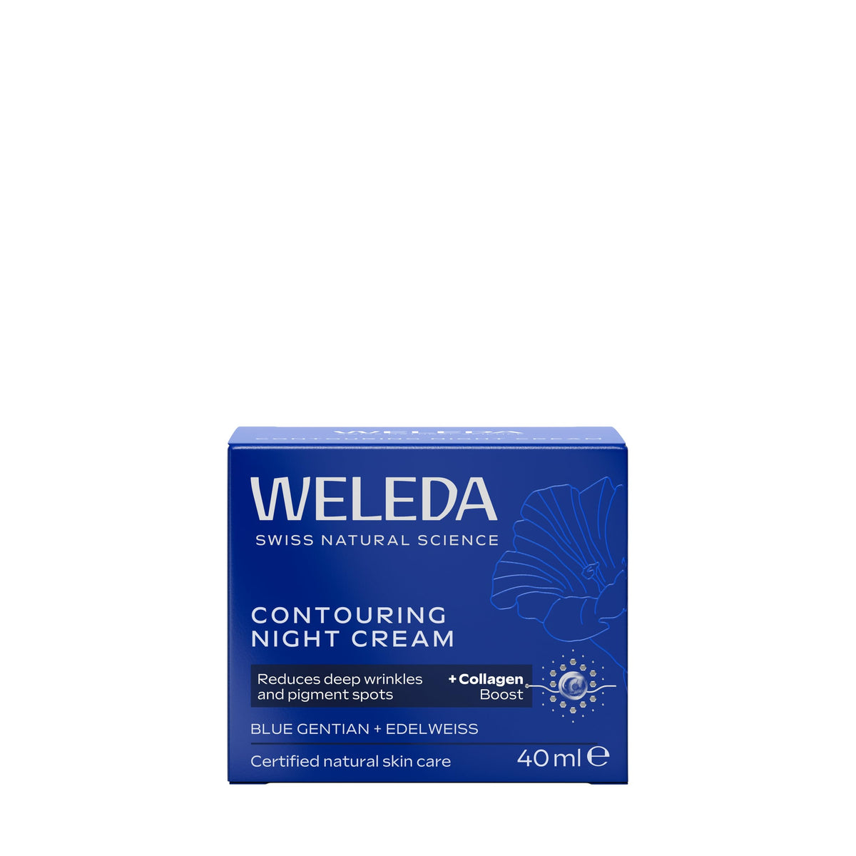 WELEDA Contouring Night Cream - Reduces Deep Wrinkles, Boosts Collagen, Hydrates | 40 ml