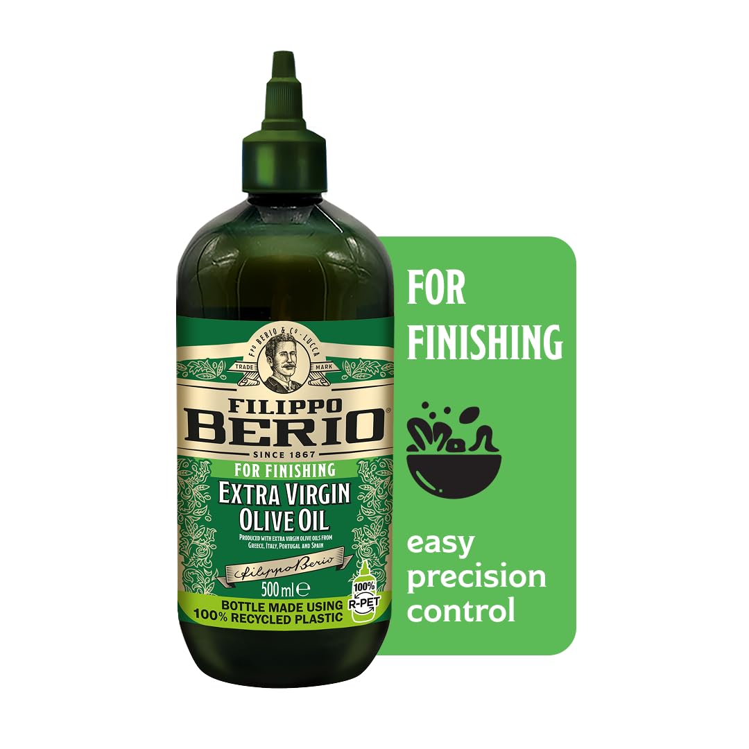 Filippo Berio Extra Virgin Olive Oil - Cold Pressed | 500ml Squeezable Bottle 4