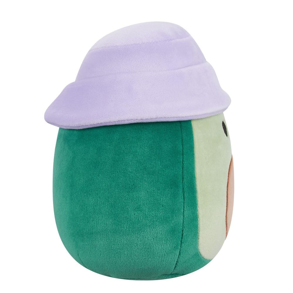 Squishmallows Austin the Green Avocado Plush - 7.5-Inch with Bucket Hat