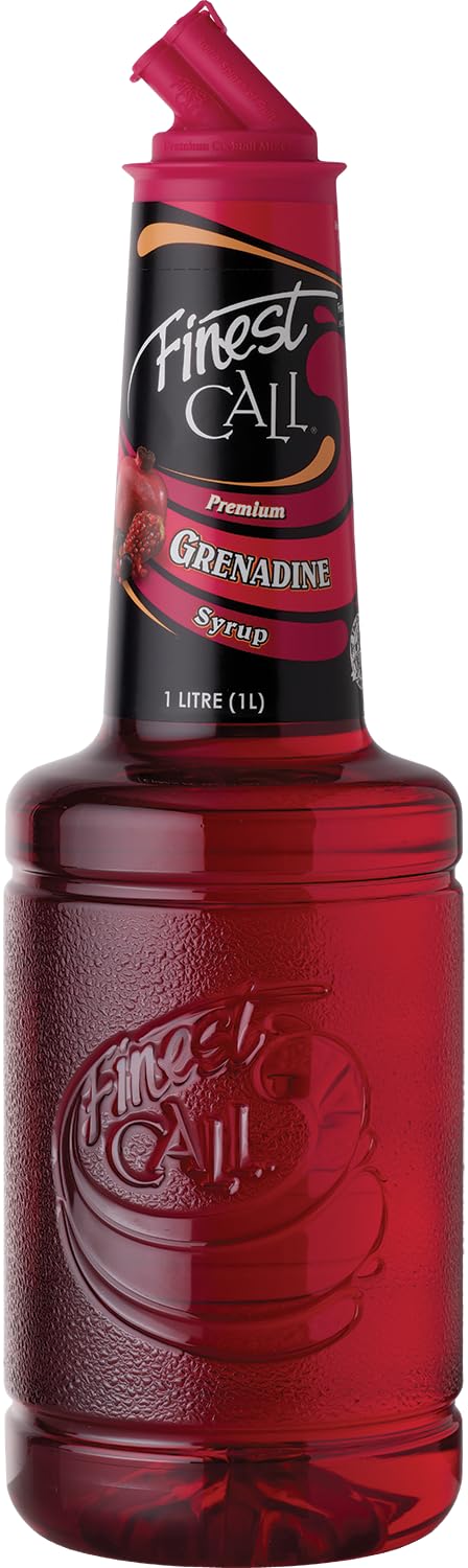 Finest Call Grenadine Syrup - Premium Pomegranate & Cherry Cocktail Mixer | 1 Litre 1