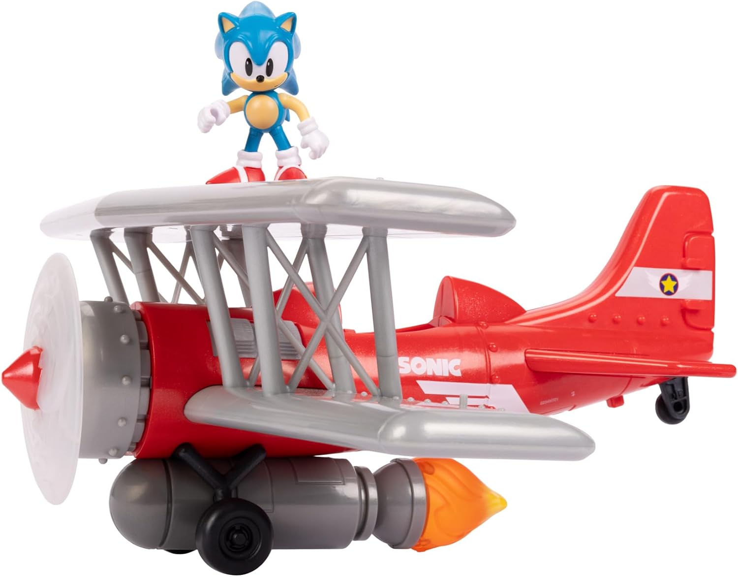 Sonic The Hedgehog Tornado Biplane Playset - Includes 6cm Sonic Figure 4