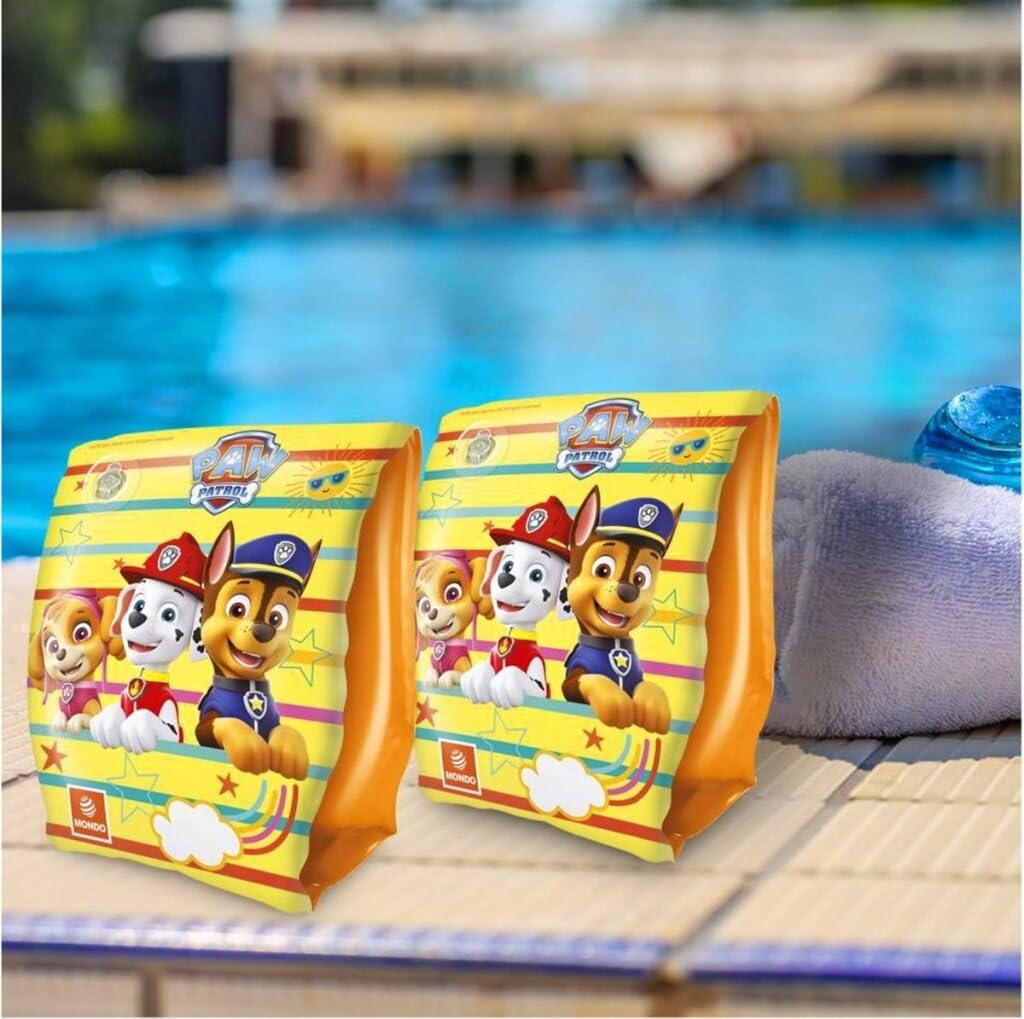 Mondo PAW Patrol Inflatable Arm Bands for Children | PVC Safety Floats | Multi-coloured 4