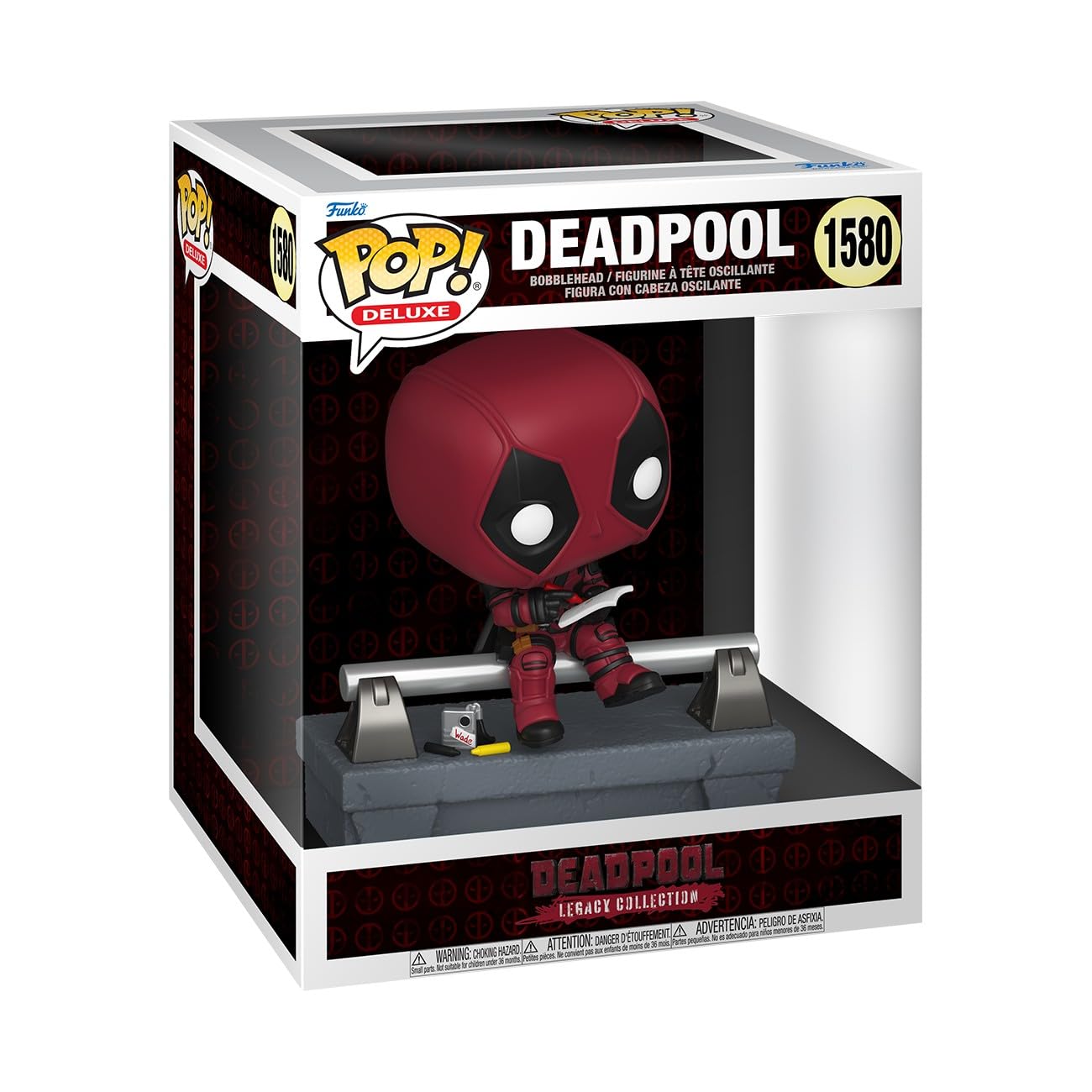 Funko POP! Deluxe - Deadpool on Bridge Collectable Vinyl Figure | 3.75 in