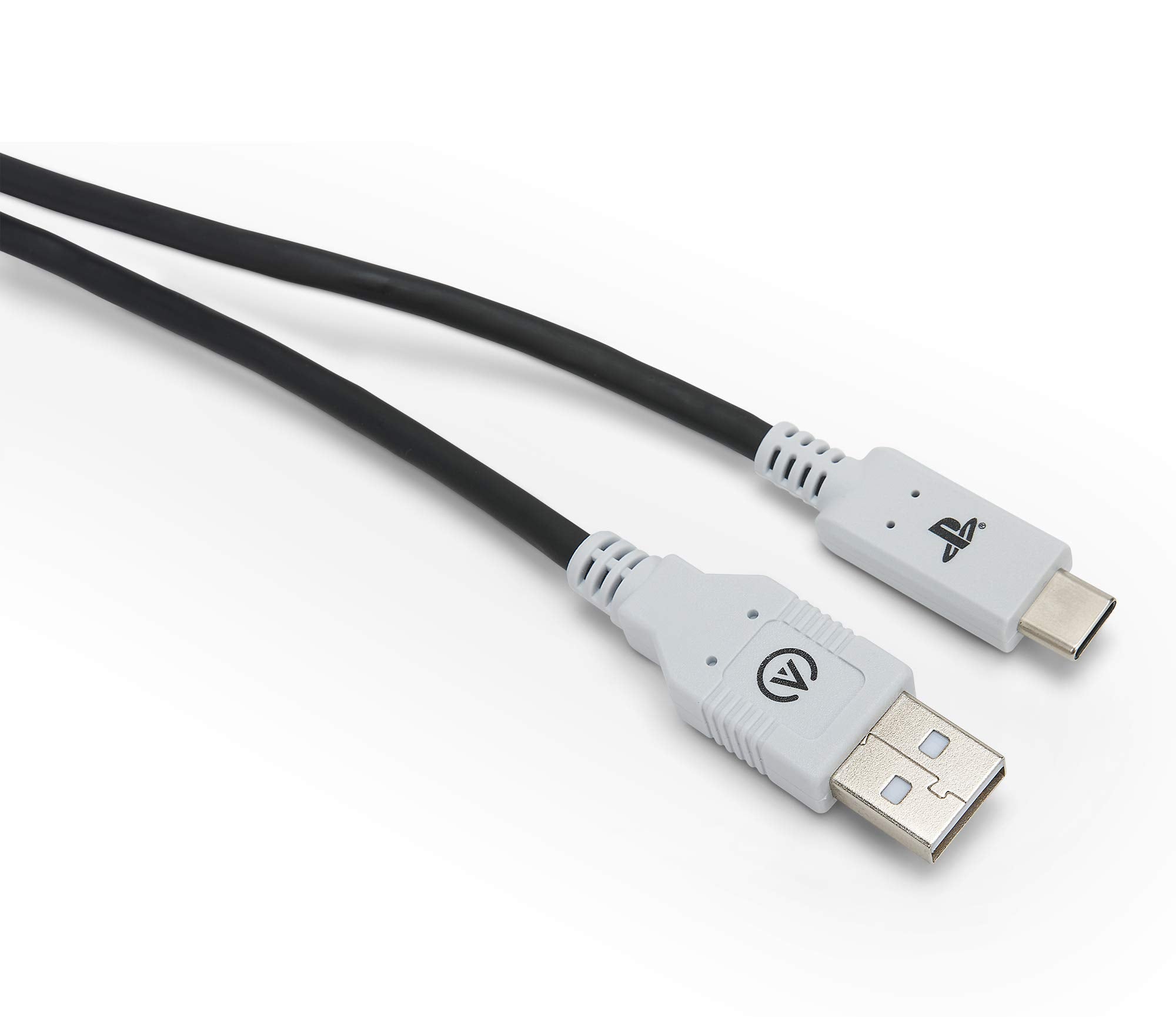 PowerA USB-C Charging Cable for PlayStation 5 DualSense Controller - 10ft with Velcro Strap 3