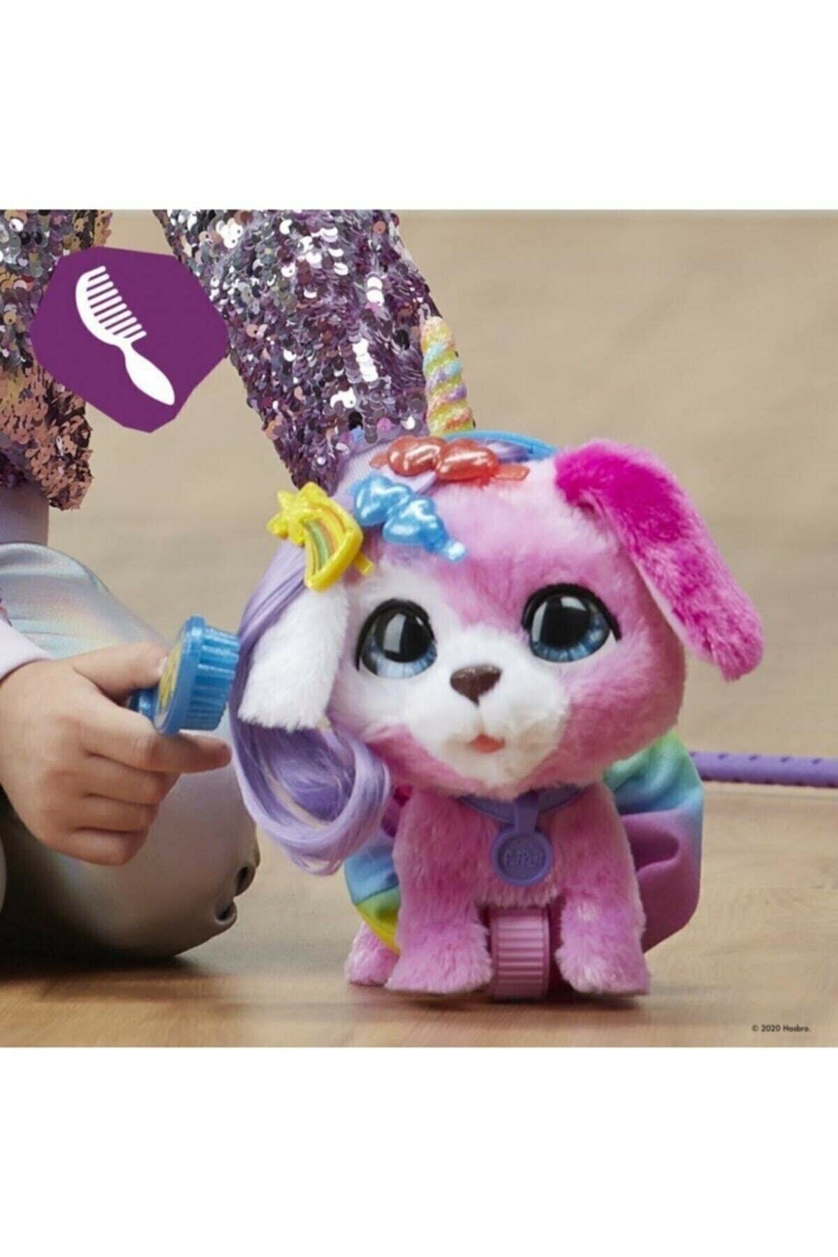furReal Glamalots Interactive Pet Toy - Groom, Style & Walk with Sounds, 7 Accessories, Ages 4+ 10