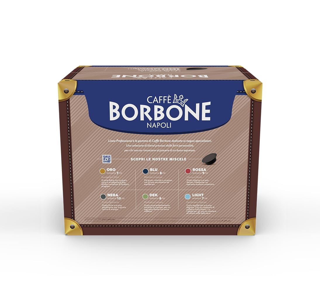 Caffè Borbone Don Carlo Black Coffee Blend - 100 Capsules for Lavazza A Modo Mio Machines