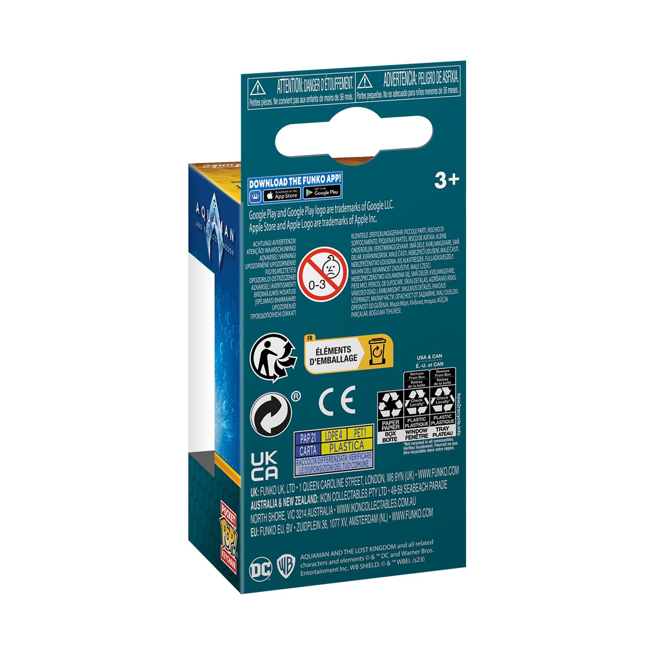 Funko Pop! Keychain: DC - Aquaman Vinyl Figure (67576) 11