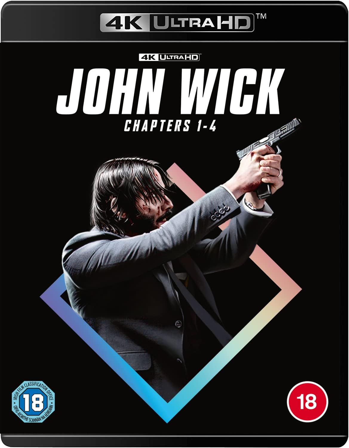 John Wick 1 - 4 Box Set (4K UHD) [Blu-ray] 2