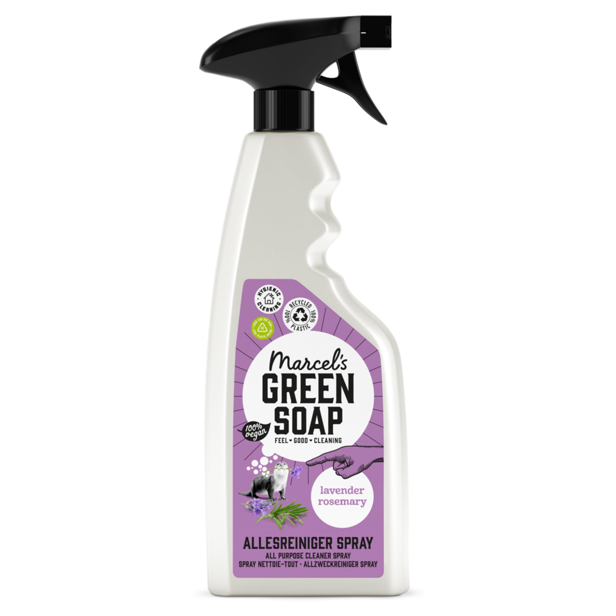 Marcel's Green Soap All Purpose Cleaner Spray - Lavender & Rosemary Scent | 500 ml | Vegan Formula