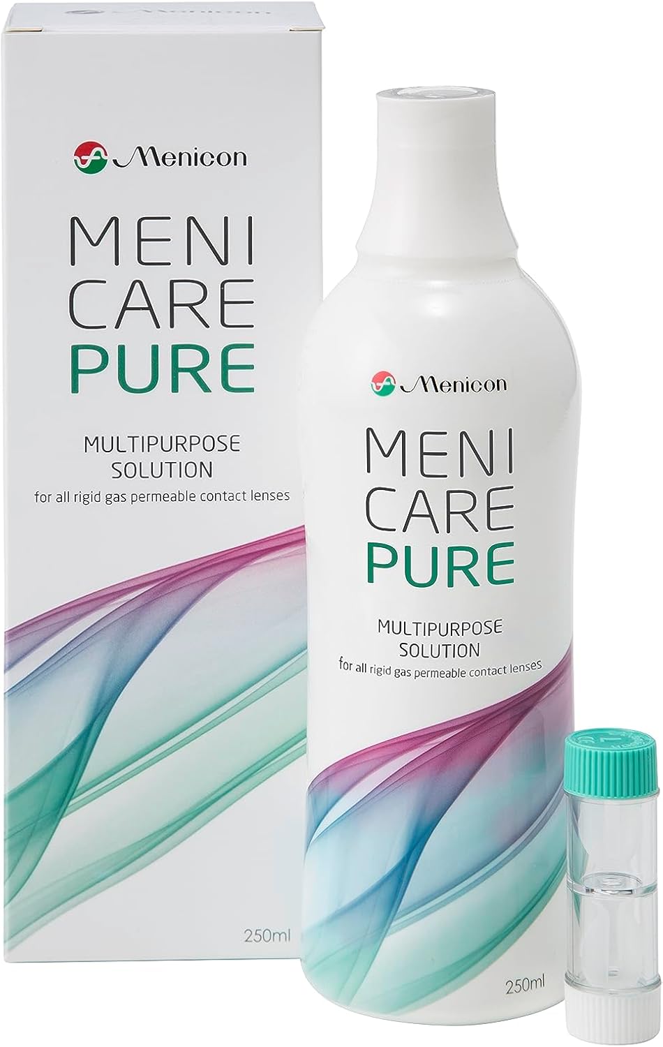 Menicon Pure Multipurpose Solution 250 ml for Rigid Gas Permeable Contact Lenses