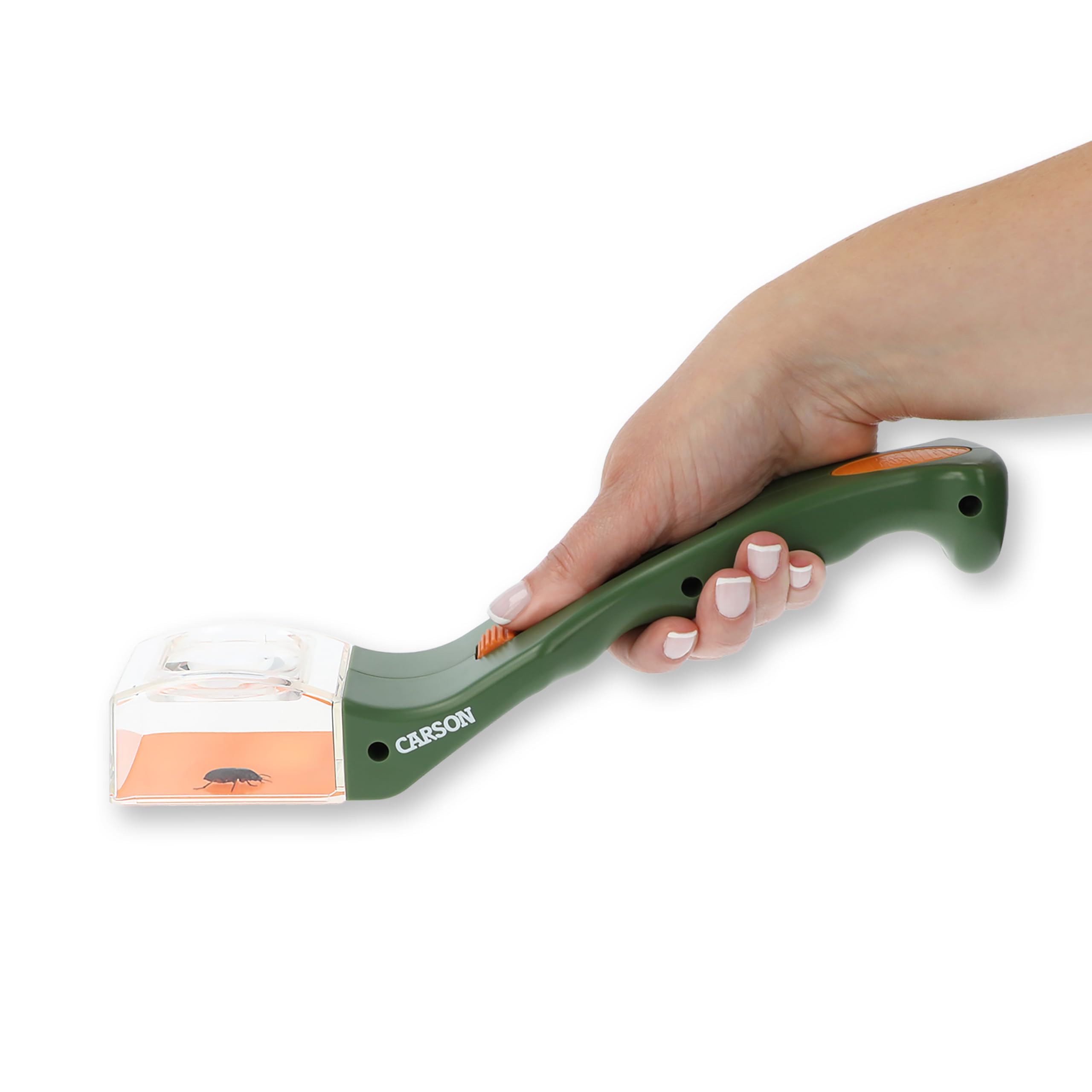 Carson HU-10 BugView Bug Catcher with Built in 5x Magnifier | Green Plastic Tool | Unisex Children 6