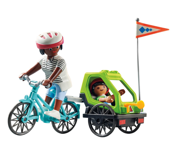Playmobil 70601 Special Plus Bicycle Excursion Playset - Mother and Child Bike Adventure for Ages 4+