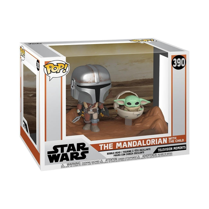 Funko Pop! Movies Star Wars - The Mandalorian with Child Vinyl Figure #390