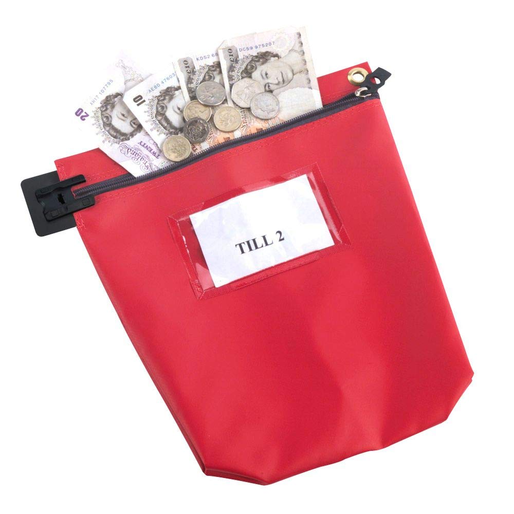 Q-Connect Heavy Duty Security Mailing Pouch | Nylon | Black | 3.56L 1