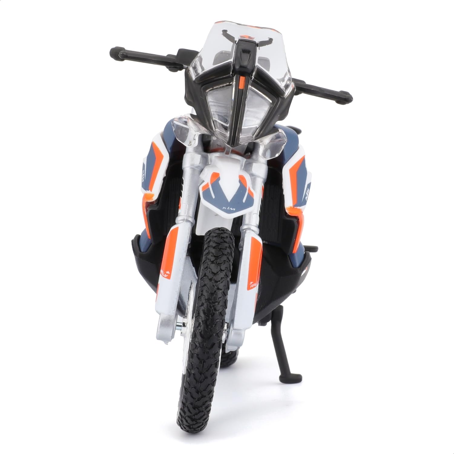 Bburago KTM 790 Adventure R Rally Motorbike Die-Cast Model - 1:18 Scale, White 3