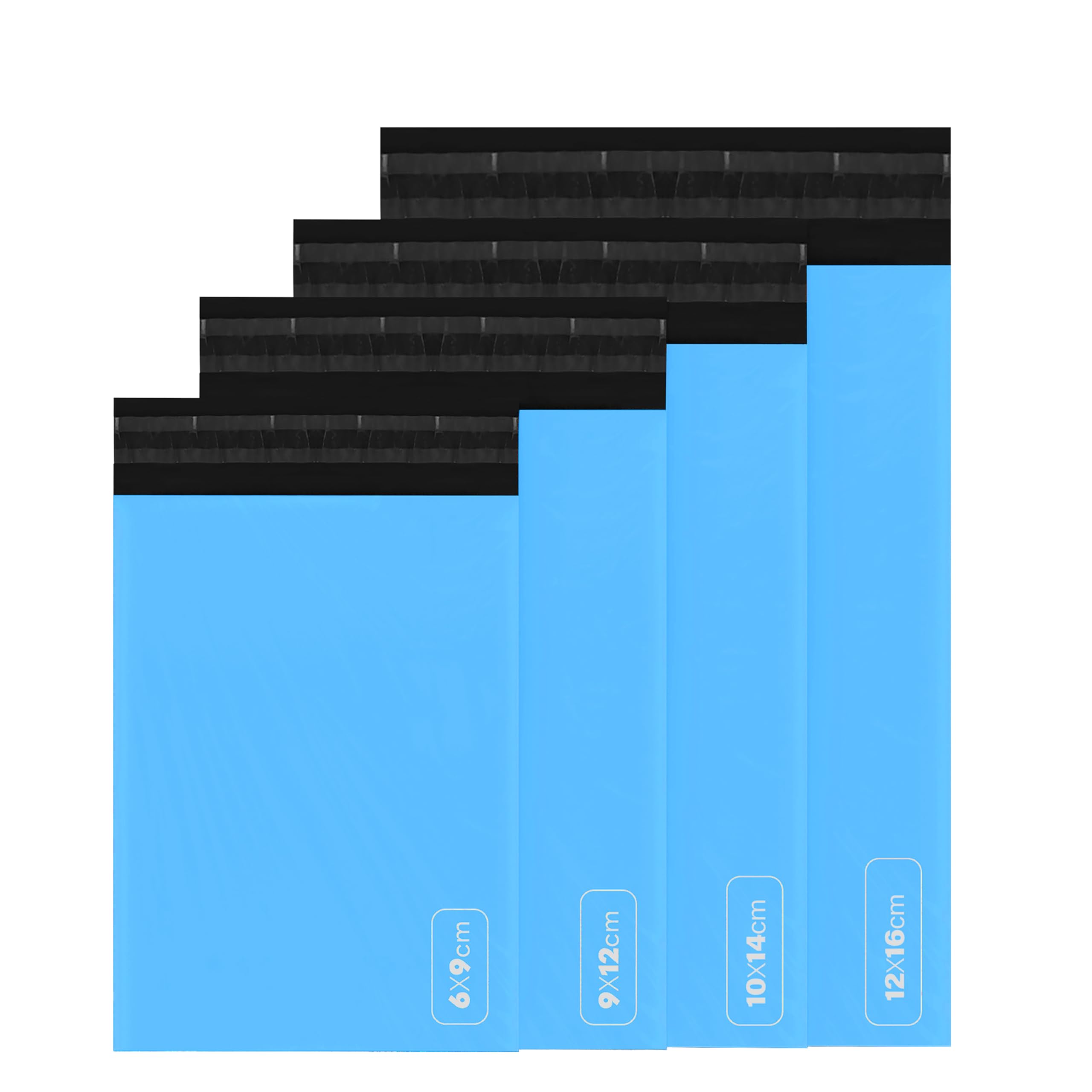 delka Polyethylene Padded Envelope Mailers - 60 Pack Blue Self-Seal | Water-Resistant
