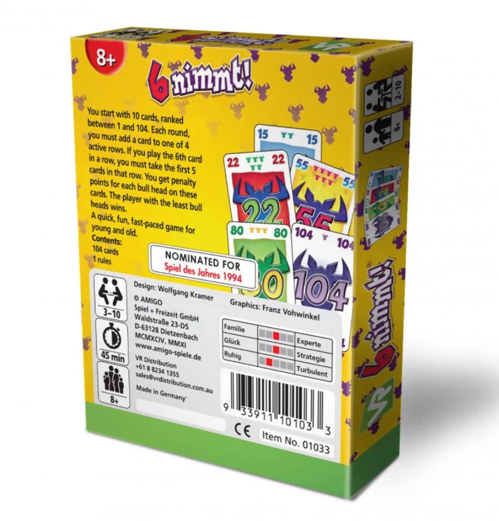 Amigo 6 Nimmt Card Game