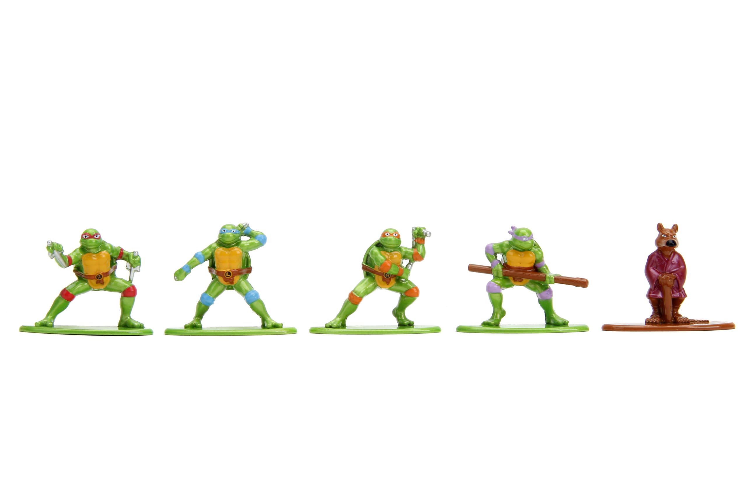 Jada TMNT Nano Figures Multipack Wave 1 - 18 Figures | 1.65 Inch Die-Cast Metal | Ages 3+ 7