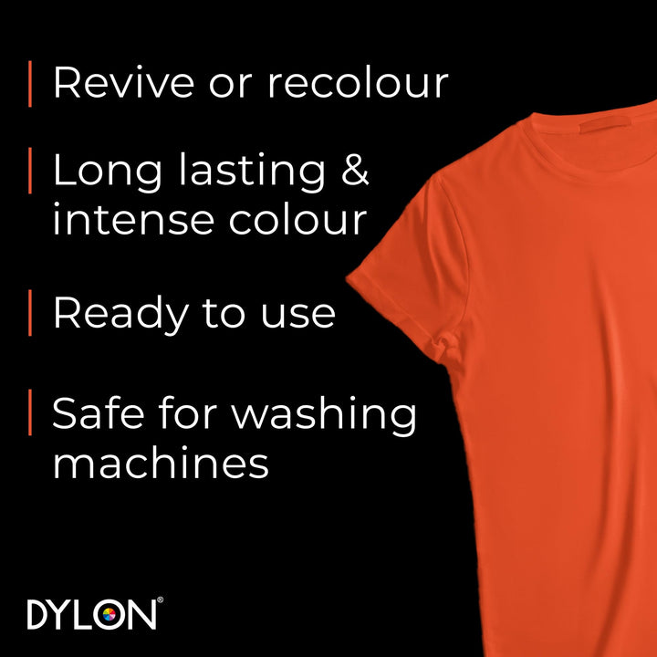 DYLON Washing Machine Fabric Dye Pod for Clothes & Soft Furnishings – Fresh Orange, 350g