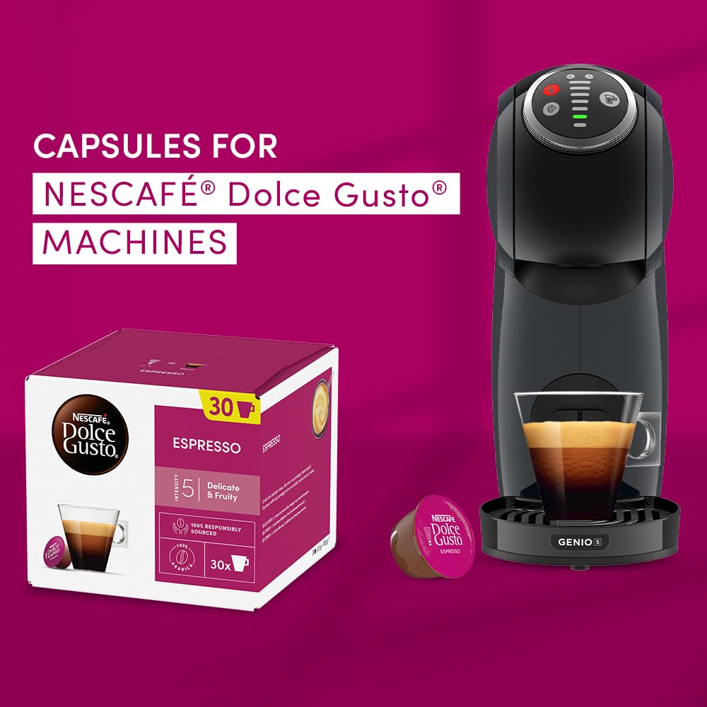 Nescafé Dolce Gusto Espresso Coffee Pods - Light Roast, Fruity Aromas | 90 Capsules (3 Packs) 2