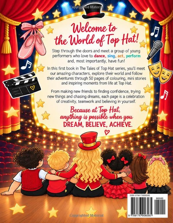 Julie McKenna - The Tales of Top Hat Theatre School: Colouring Book [Paperback]