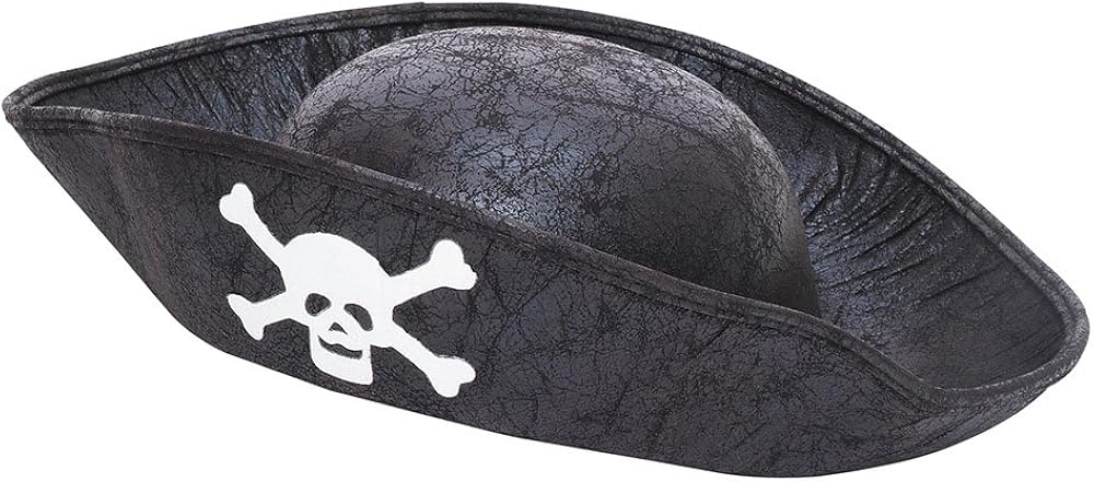 Bristol Novelty Pirate Hat Black Child's Size BH561 1