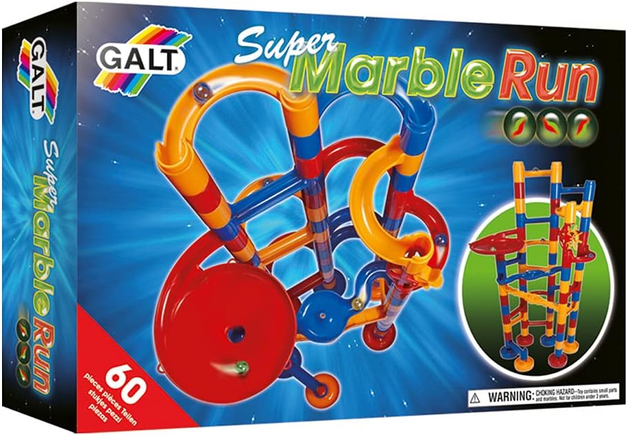 Galt Super Marble Run - 60-Piece Construction Toy for Ages 4+ 1