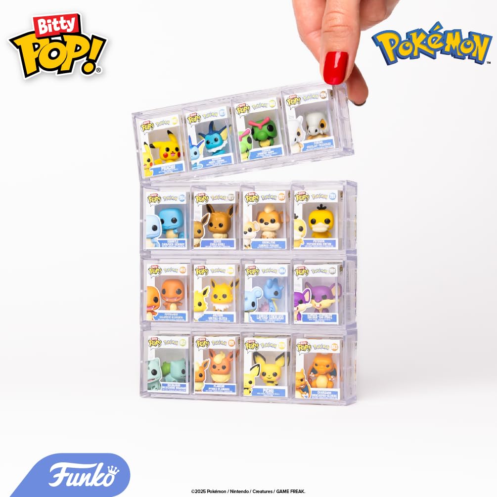 Funko Bitty Pop! Pikachu 4-Pack with Mystery Mini Figure | Vinyl | 0.9-inch 3