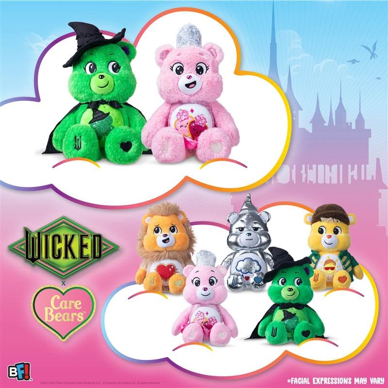 Care Bears x Wicked 22cm Plush – Tenderheart Bear as the Cowardly Lion